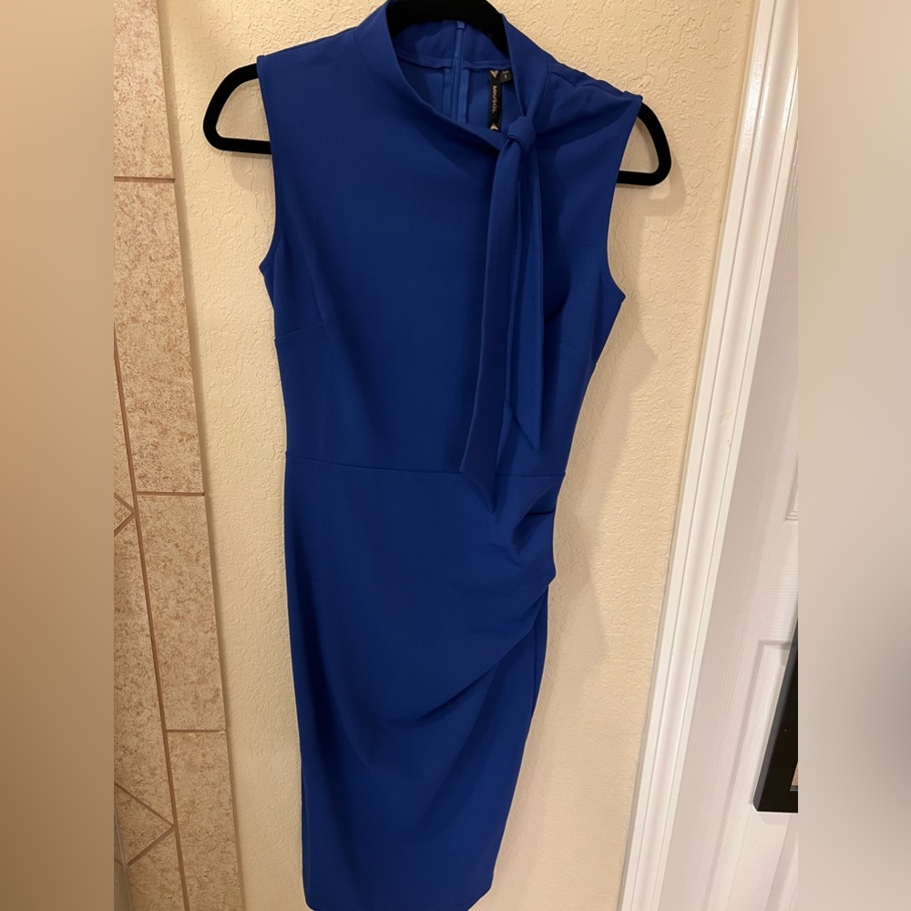 Royal blue bodycon dress